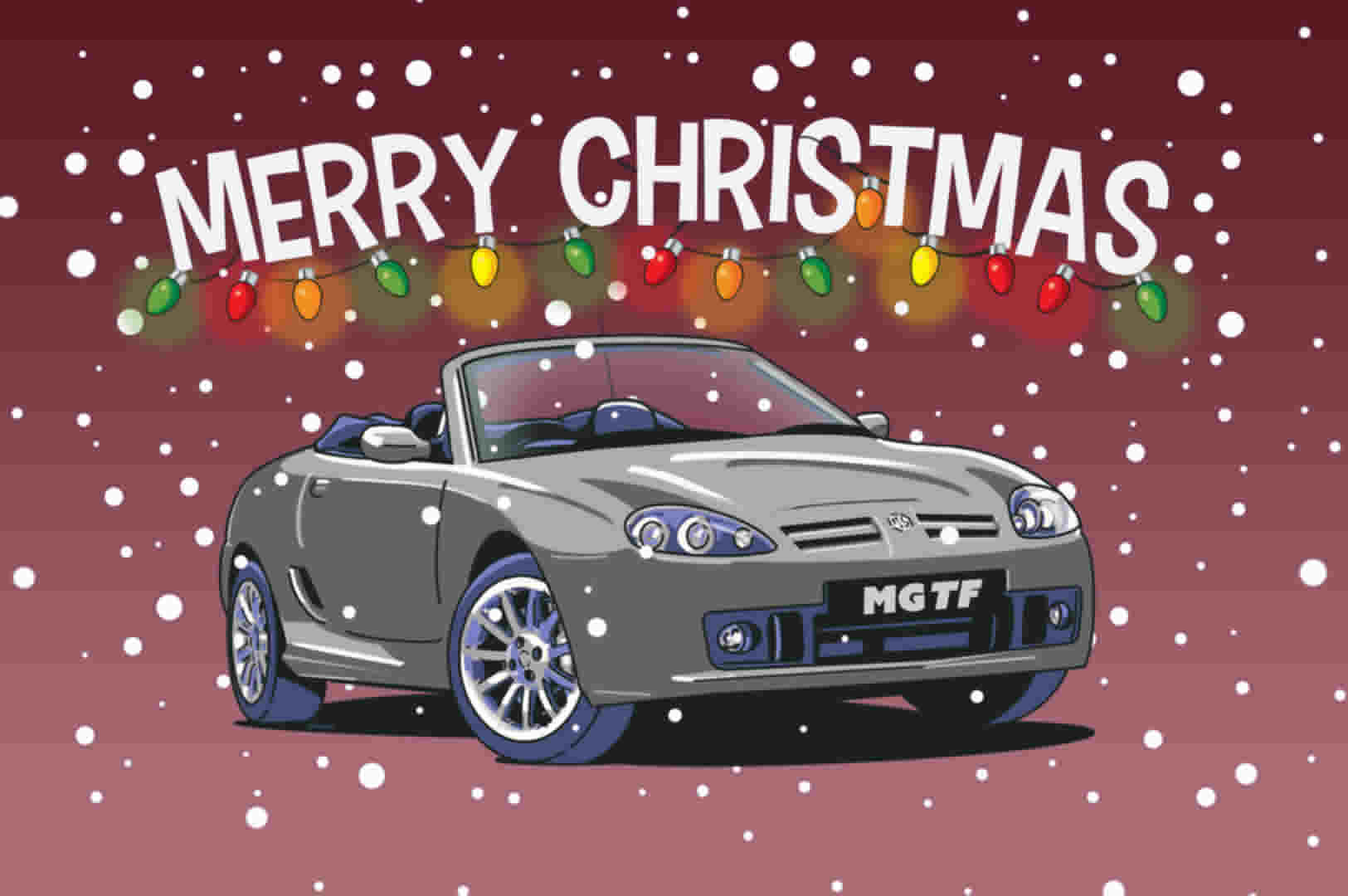 Grey MGTF Christmas Card
