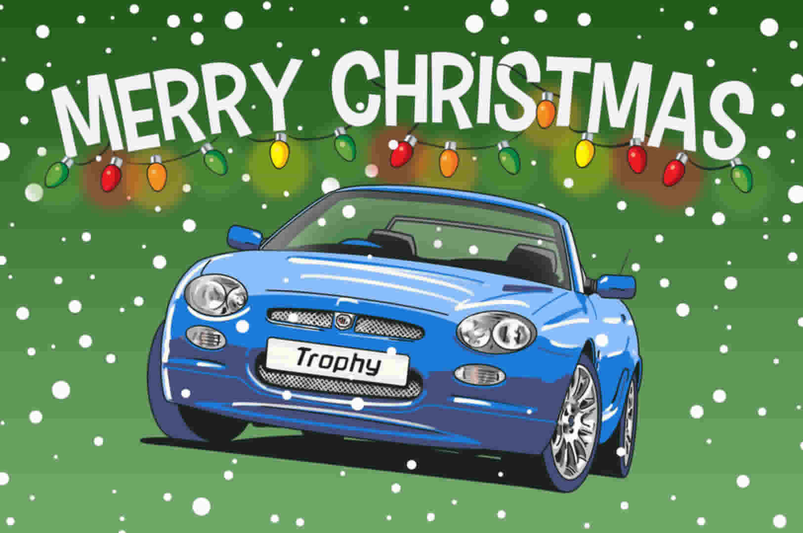 MGF Trophy 160 Christmas Card