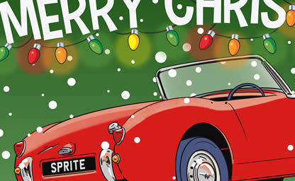 Classic Car Christmas Cards